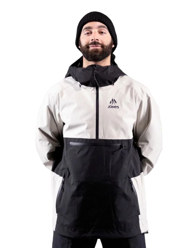Jones Mtn Surf Men's Anorak Jacket 2025 | Smoke Grey